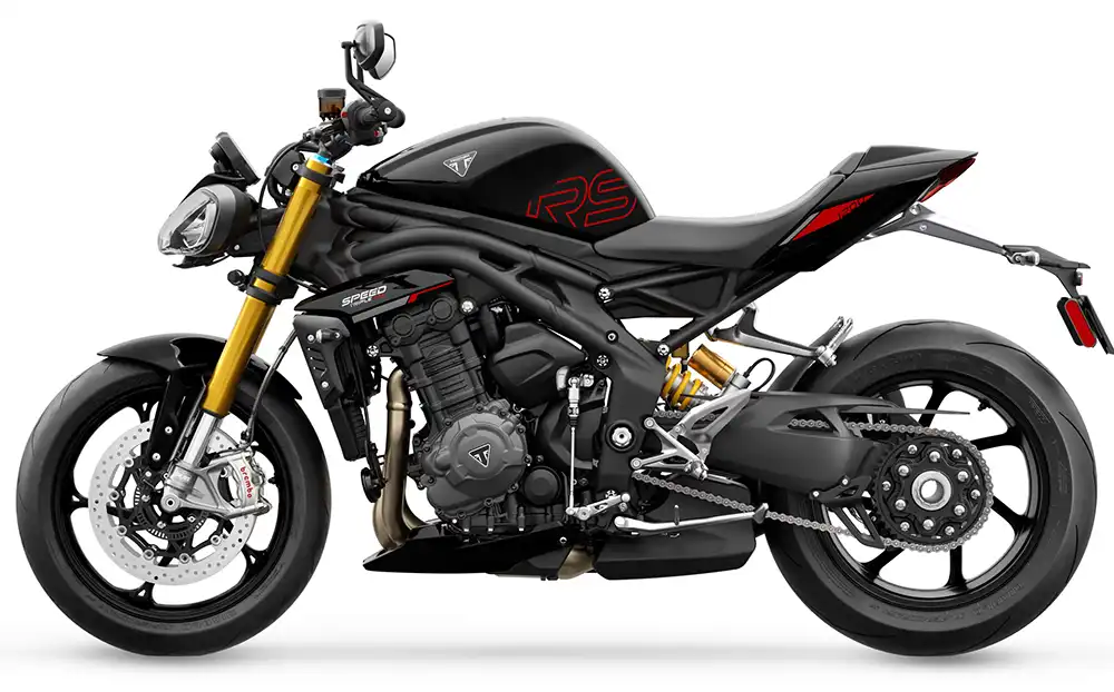 Die Speed Triple 1200 RS bringt es auf nun fahrfertig 199 Kilogramm. 