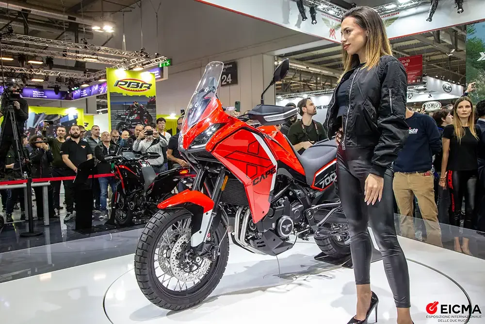 Im Herbst 2024 hat Moto Morini die neue X-Cape 700 auf der EICMA vorgestellt. Foto: Moto Morini