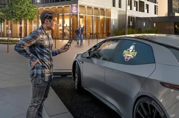 Vor dem Einsteigen kann sich der Nutzer bereits über die Entfernung zum Ziel und das Reichweitenpontenzial informieren. Foto: Continental