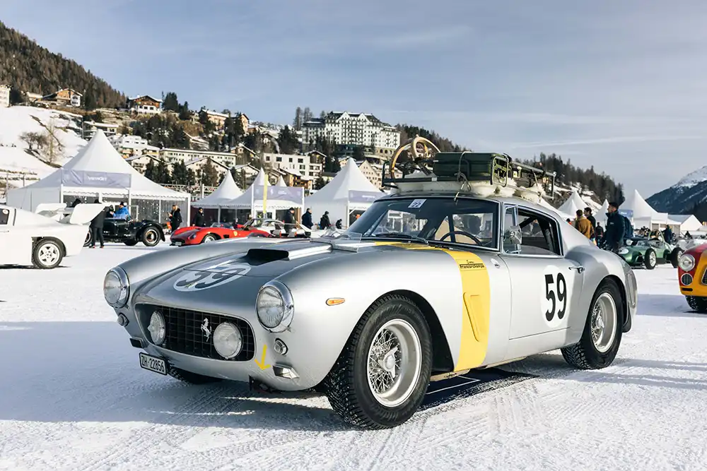 Ferrari 250 GT SWB "Sefac" (1961) gewann den "Spirit of St. Moritz" Award. Foto: The I.C.E. St. Moritz