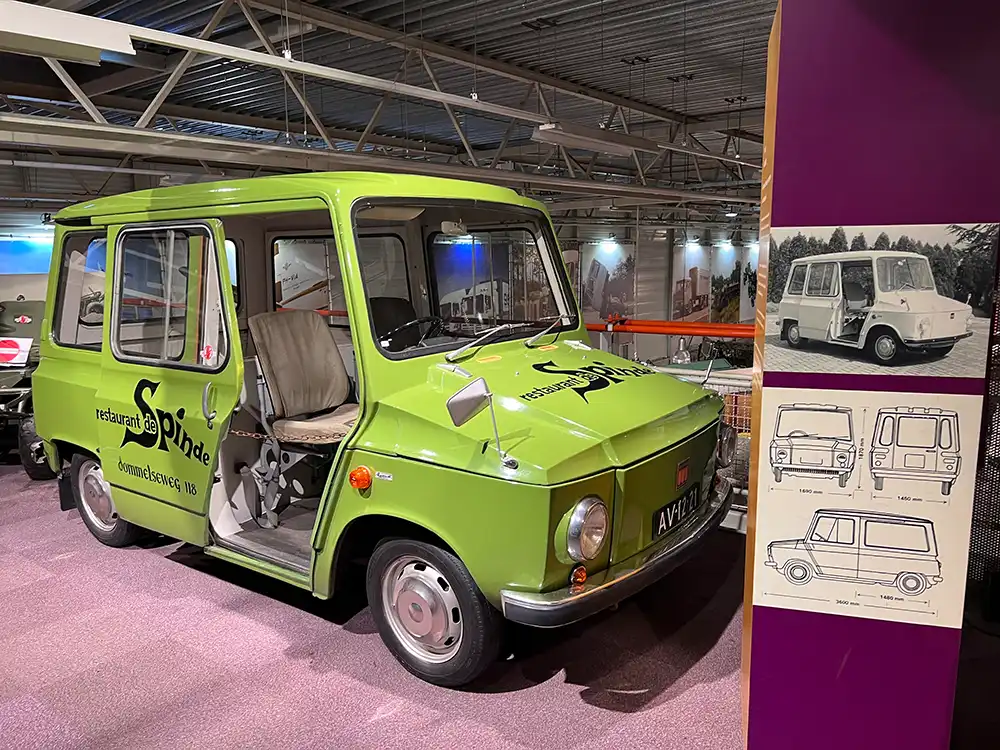 In Schweden technisches Kulturerbe – Der DAF-Kalmar Tjorven diente ab 1968 als Postauto und weckte mit seinem Namen Sehnsucht nach dem Sommer, wie ihn Astrid Lindgren beschrieb.. Foto: autodrom