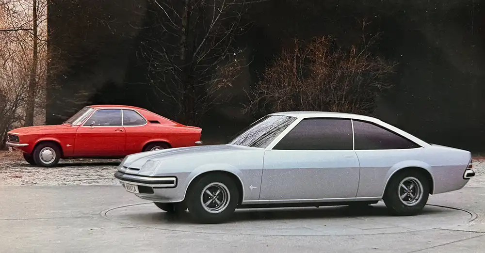 Design-Evolution eines Kultcoupés – Der Opel Manta B brachte den Manta A in etwas größeres Format. Foto: Opel
