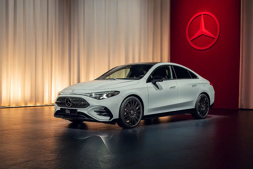 Mercedes hat den lange erwarteten CLA vorgestellt. Foto: Mercedes-Benz