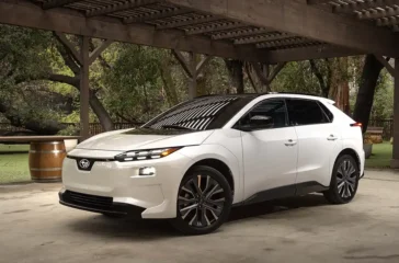 Subaru hat sein Elektromodell Solterra überarbeitet. Foto Subaru