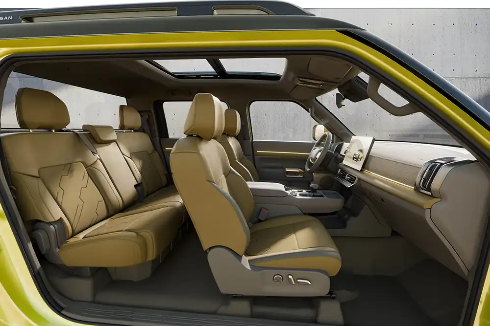 Fünf Gäste können im Frontier Pro mitreisen. Nissan verspricht zudem gehobenen Komfort. Foto: Nissan