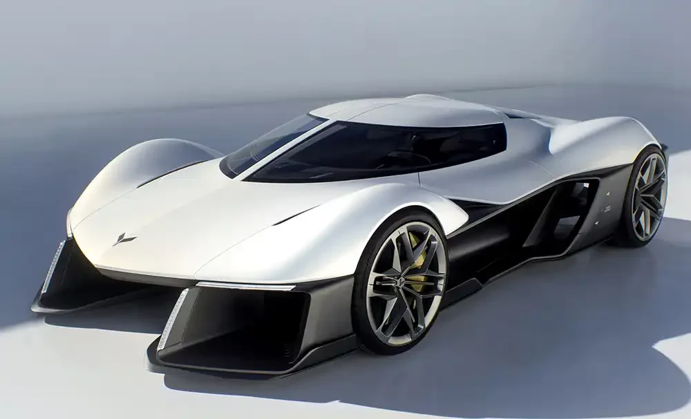 Fährt die Corvette der Zukunft elektrisch? Ein jetzt vorgestelltes Konzept deutet diese Antriebszukunft zumindest an. Foto: General Motors