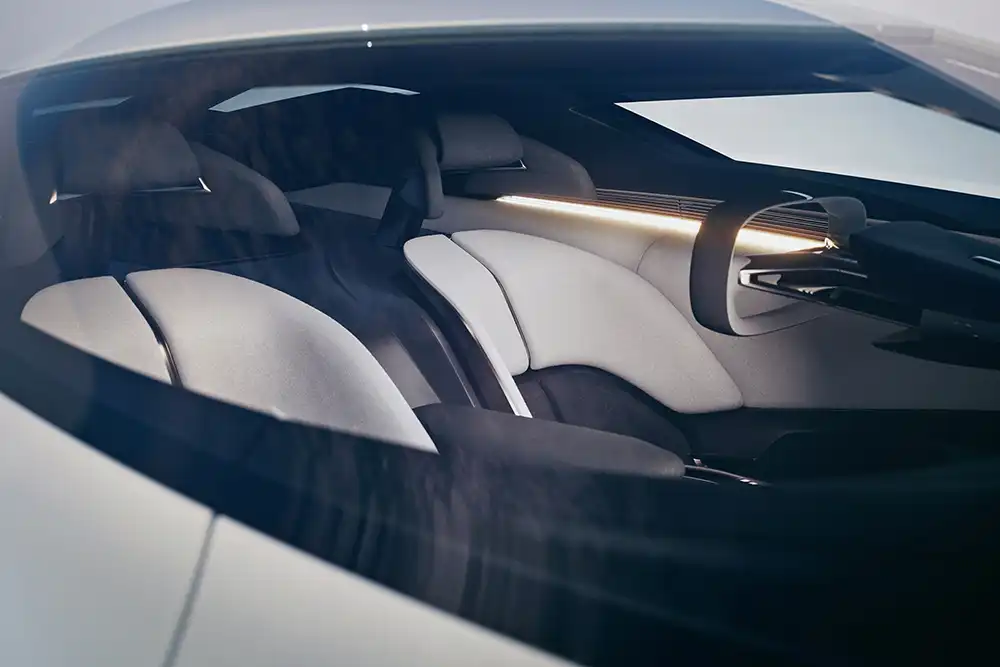 Der Innenraum der Chevrolet Corvette C9 Concept ist sportlich und spartanisch eingerichtet. Foto: General Motors