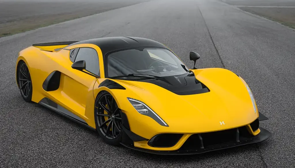 Hennessey hat vom Venom F5 Evolution einen Prototypen auf die Räder gestellt. Foto Hennessey