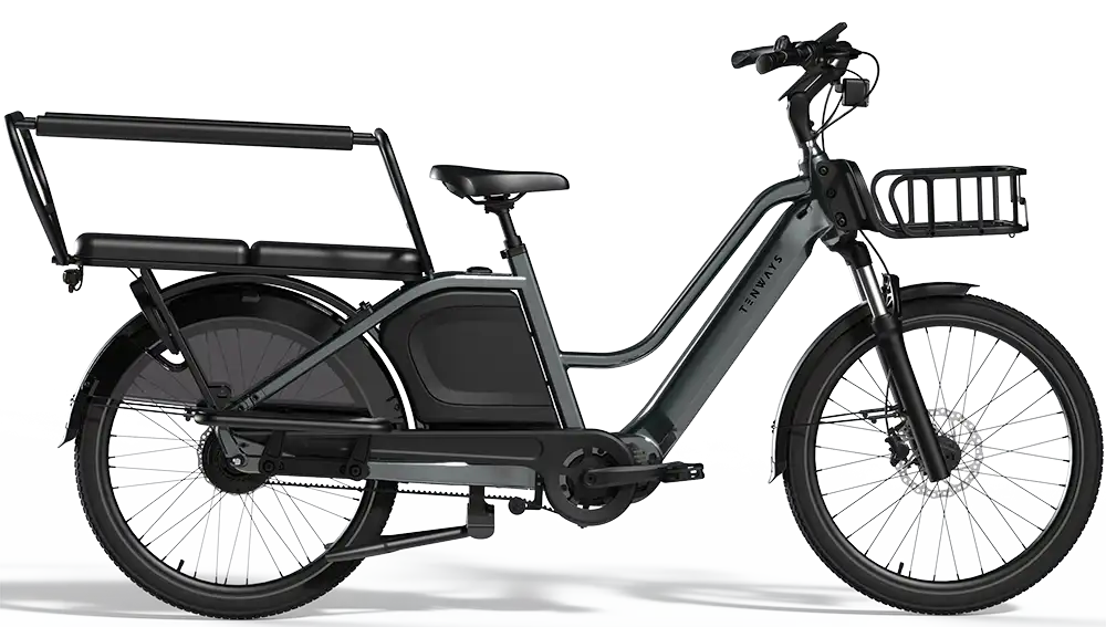 Das Longtail Duo bietet eine umfangreiche und teilweise sogar recht gute Ausstattung. Foto: Tenways