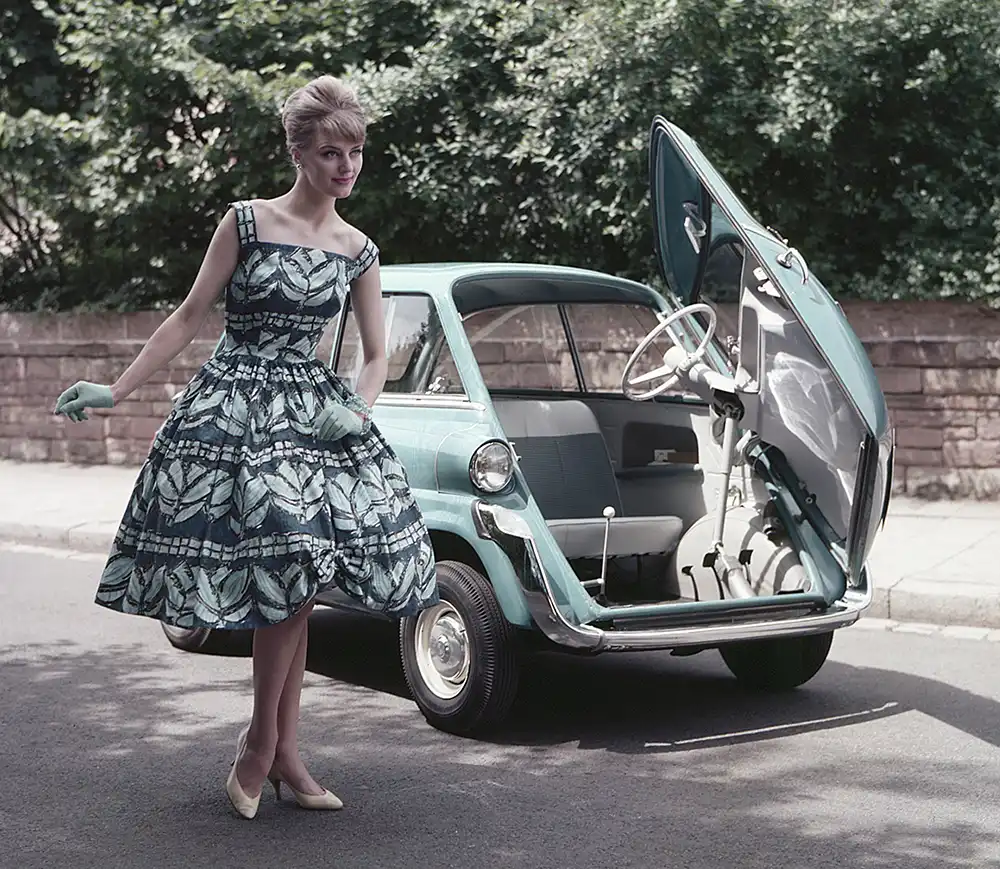Große Schwester – Der BMW 600 ging 1957 aus der Isetta hervor, blieb aber nur zwei Jahre in Produktion. Foto: BMW AG
