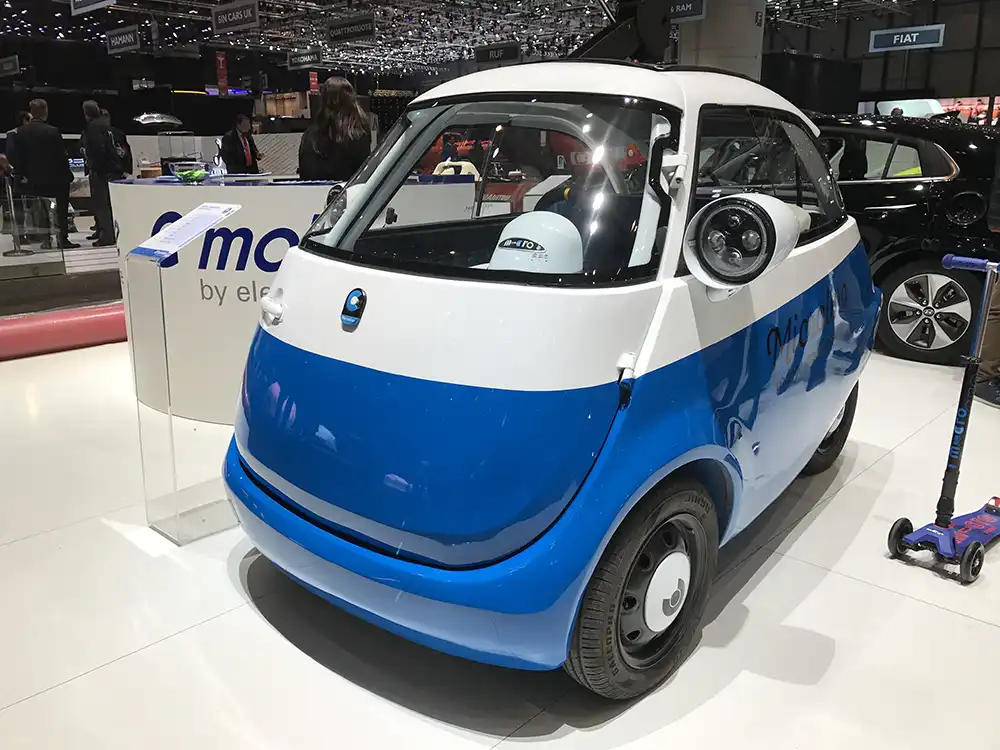 Der vollelektrische Microlino führt das Isetta-Design seit seiner Premiere beim Genfer Salon 2016 in die Moderne. Foto: BMW AG