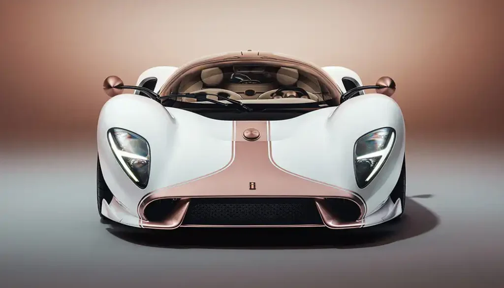 De Tomaso zeigt vom P72 die Produktionsversion. Foto: De Tomaso Automobili