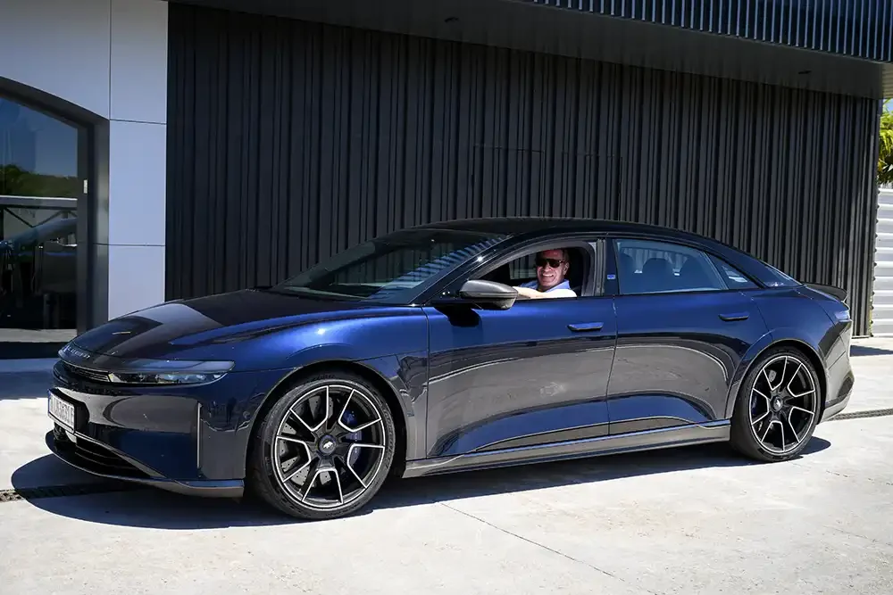 Der Lucid Air Sapphire ist eines der weltweit stärksten Serienfahrzeuge. Foto: Lucid Lucid will neue Maßstäbe setzen. Foto: Lucid