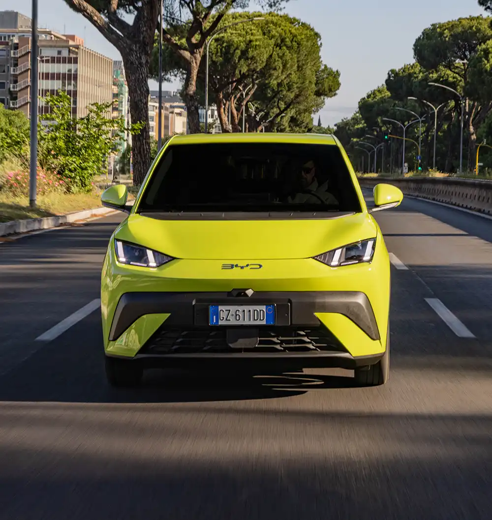 Die Front blickt ein wenig böse. Foto: BYD