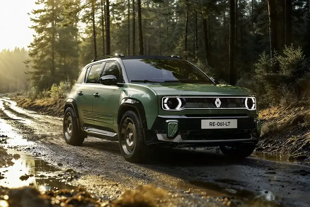 Savane 4x4 Concept heißt diese bislang als Konzeptauto deklarierte Spielart des neuen Renault 4 E-Tech. Foto: Renault