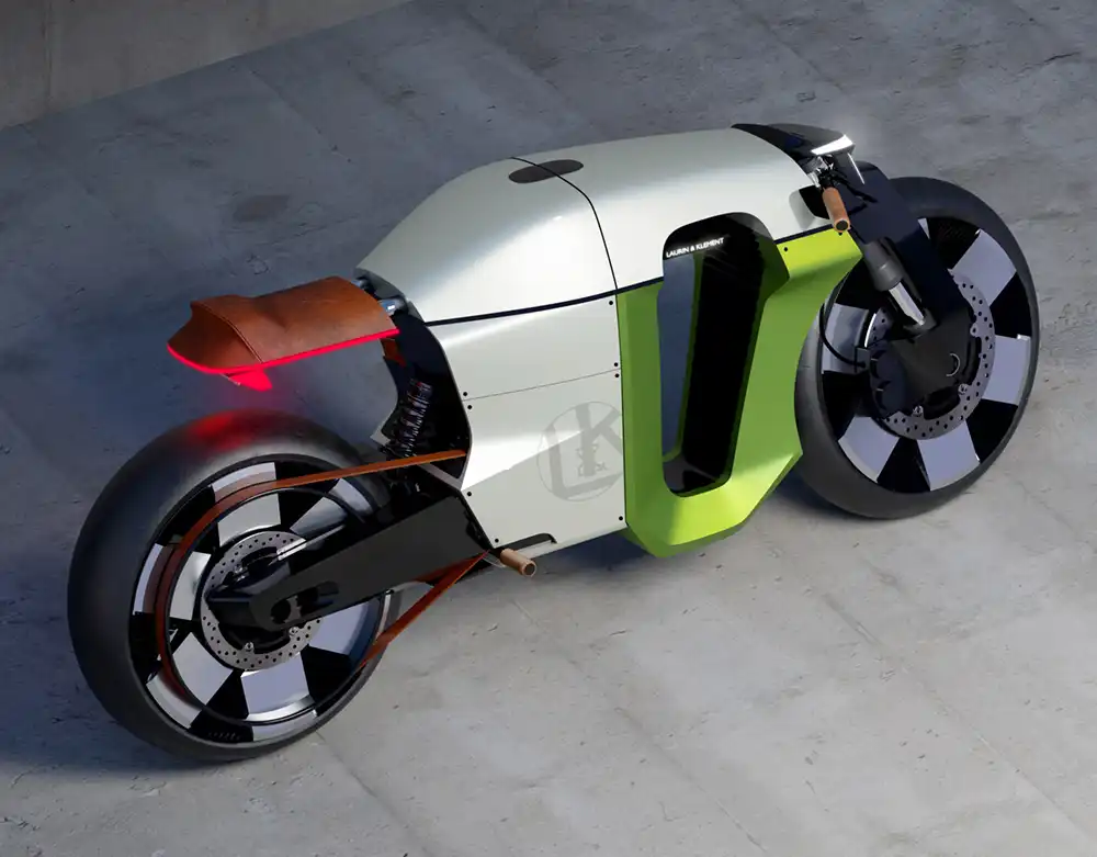 Beim Antrieb setzt Skoda auf einen elektrischen Mittelmotor, der per Riemen seine Kraft an das Hinterrad weiterleitet. Foto: Skoda