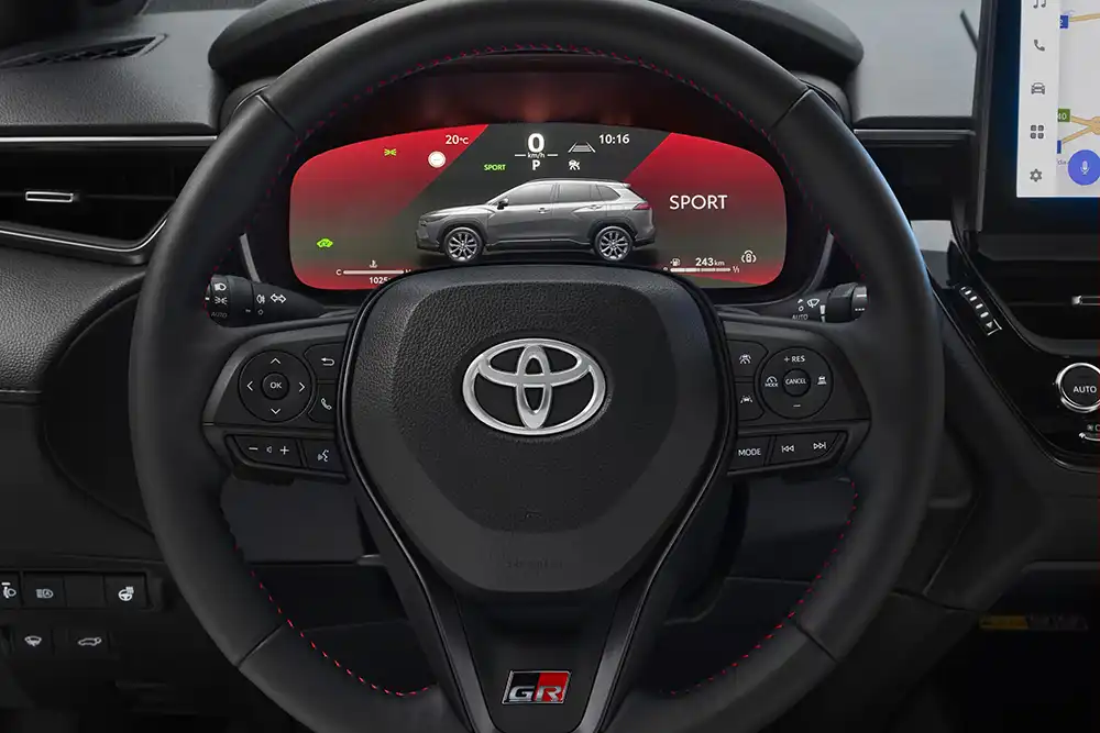 Speziell für den GR Sport wird es einen Sportmodus geben. Foto: Toyota