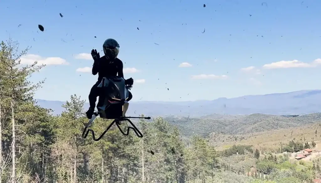 Volonaut Airbike in Aktion. Quelle Volonaut youtube Kanal