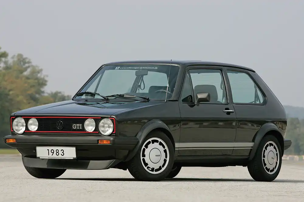 Das Beste zum Schluss – Mit dem begehrten Sondermodell Golf GTI Pirelli verabschiedete sich die erste GTI-Generation im Jahr 1983. Foto: Volkswagen