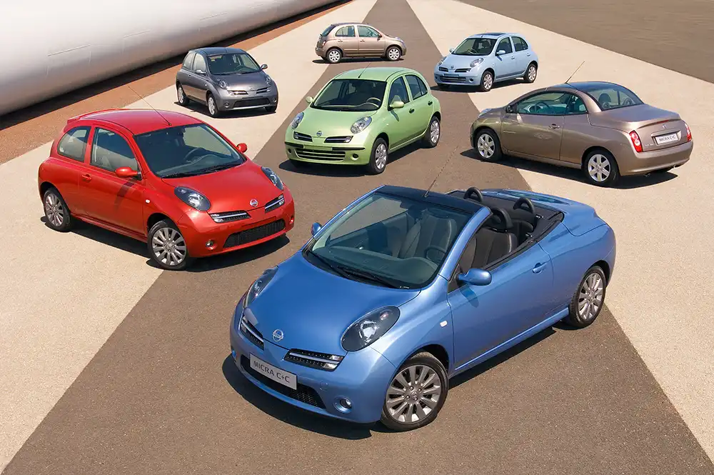 Frauenversteher – Der dritte Micra K12 mixte erfolgreich europäische mit japanischen Designelementen. Foto: Nissan