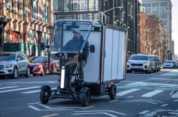 Noch Fahrrad oder duch schon ein Van? Das eQuad von Hondas neuer Marke Fastport weist Eigenschaften beider Welten auf. Foto: Honda