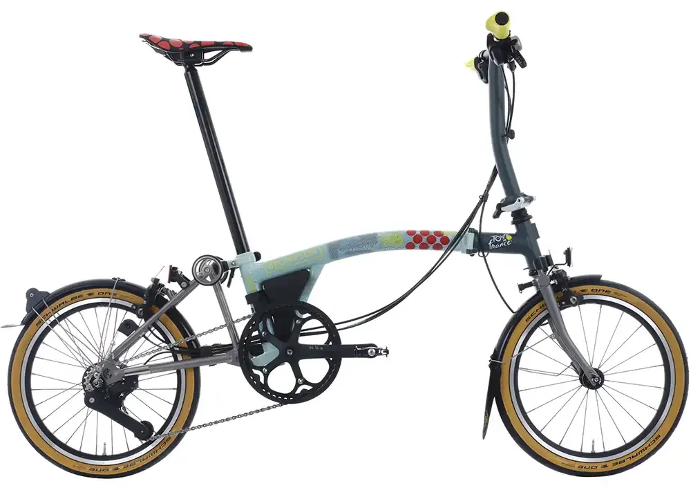 Brompton bietet sein C-Line-Modell nun auch in einer "Tour de France"-Version an. Foto: Brompton
