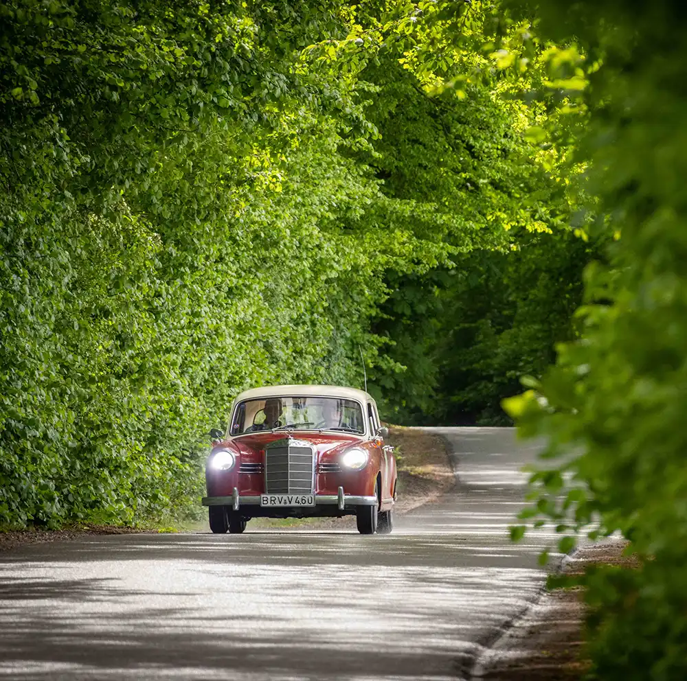 Auch wenn manche Wertungsprüfungen durchaus ambitioniert und tricky sind, überfordern sie selten Auto und Fahrer. Foto: HBK