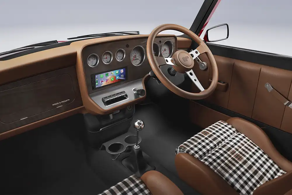 Innen wurde der Mini aufgewertet und modernisiert. Foto Callum