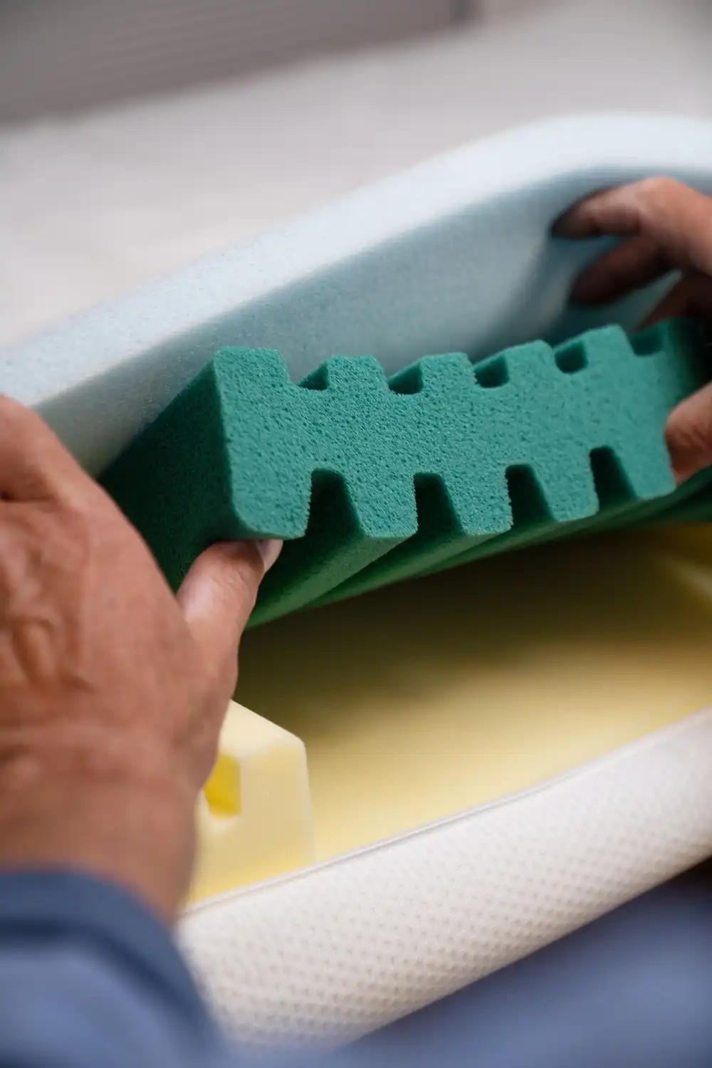 Zudem gibt es eine individuell verstellbare Matratze. Foto: LMC