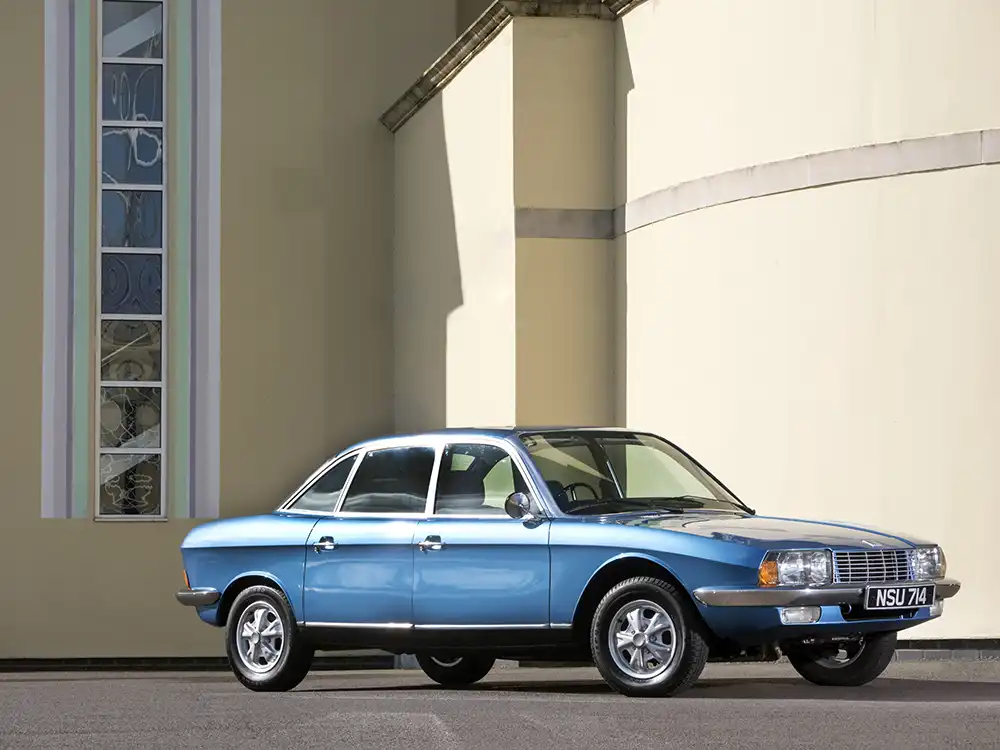 Der wohl genialste Pflegefall der deutschen Autogeschichte, der Ro80, feierte seine Weltpremiere 1967 auf der IAA. Foto: Audi
