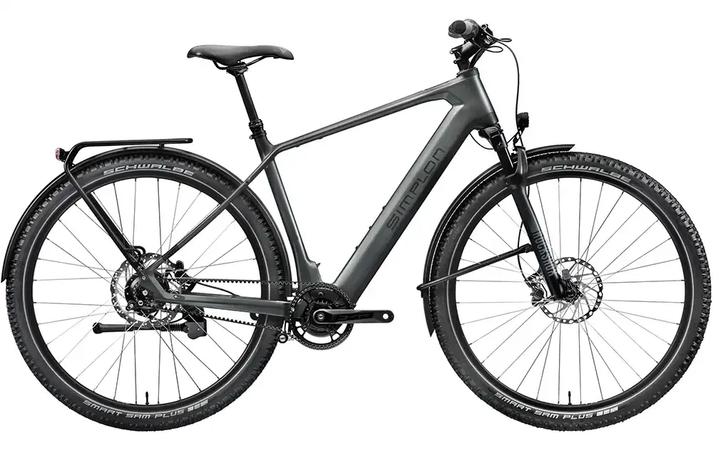 Das schlanke und leichte Allround-Pedelec Silk 365 :eLight kommt mit dem brandneuen TQ-HPR60-Motor vorgefahren. Foto: Simplon