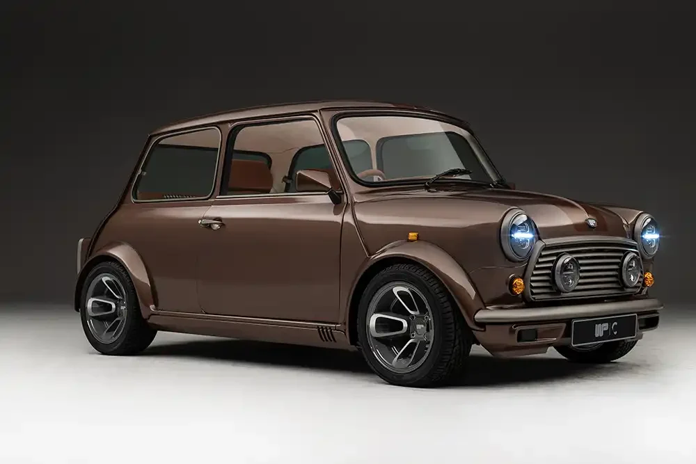 Für einen Oldtimer sieht der Callum-Mini ganz schön modern aus. Foto Callum