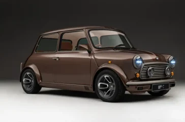 Für einen Oldtimer sieht der Callum-Mini ganz schön modern aus. Foto Callum