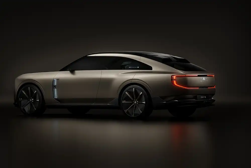 Bentley EXP 15: Das Heck soll die Aerodynamik verbessern. Foto: Bentley