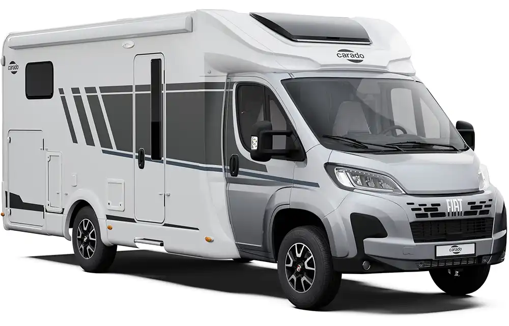 Eine Ergänzung der Teilintegrierten-Baureihe ist das Modell Carado T328, das in der Citroën-Version ab 60.700 Euro angeboten wird. Foto: Carado