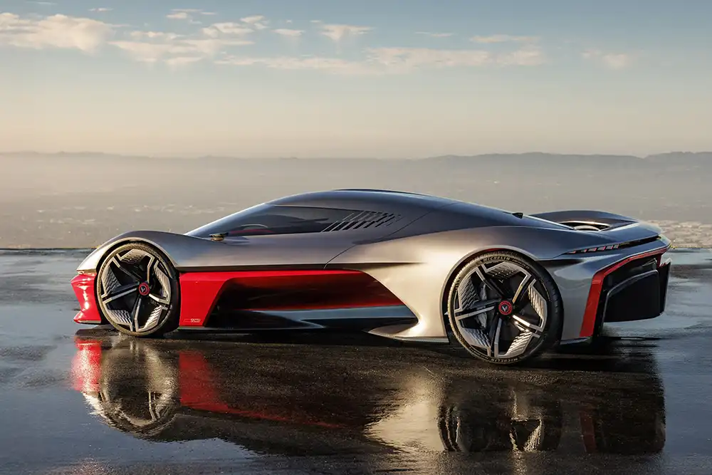 Vorne sind die Räder der Corvette 21 Zoll, hinten 22 Zoll groß. Foto: General Motors