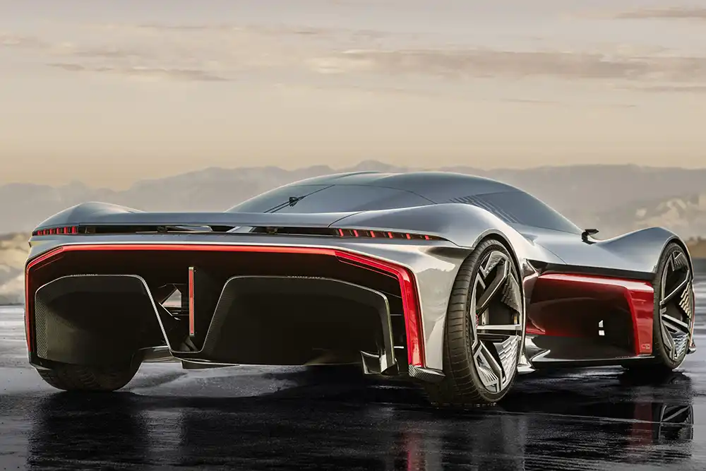 Unter anderem die T-förmig angeordnete Batterie erlaubt diese für ein E-Auto erstaunlich flache Bauweise. Foto: General Motors