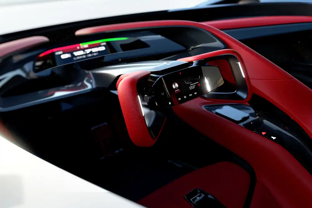 Das Cockpit ist minimalistisch gestaltet und sportlich eingerichtet. Foto: General Motors