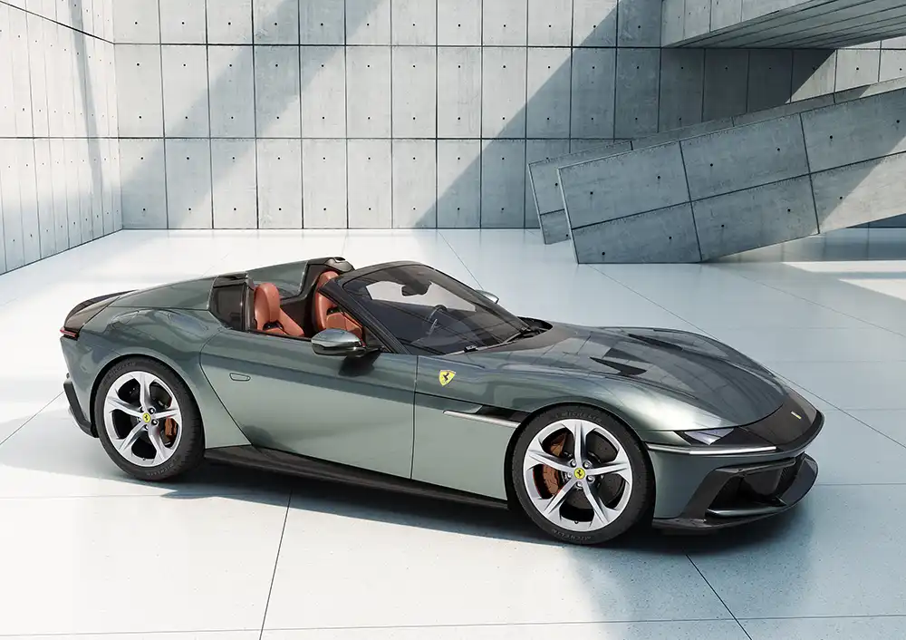 435.000 Euro kostet der offene Zwölfzylinder-Ferrari. Foto: Ferrari