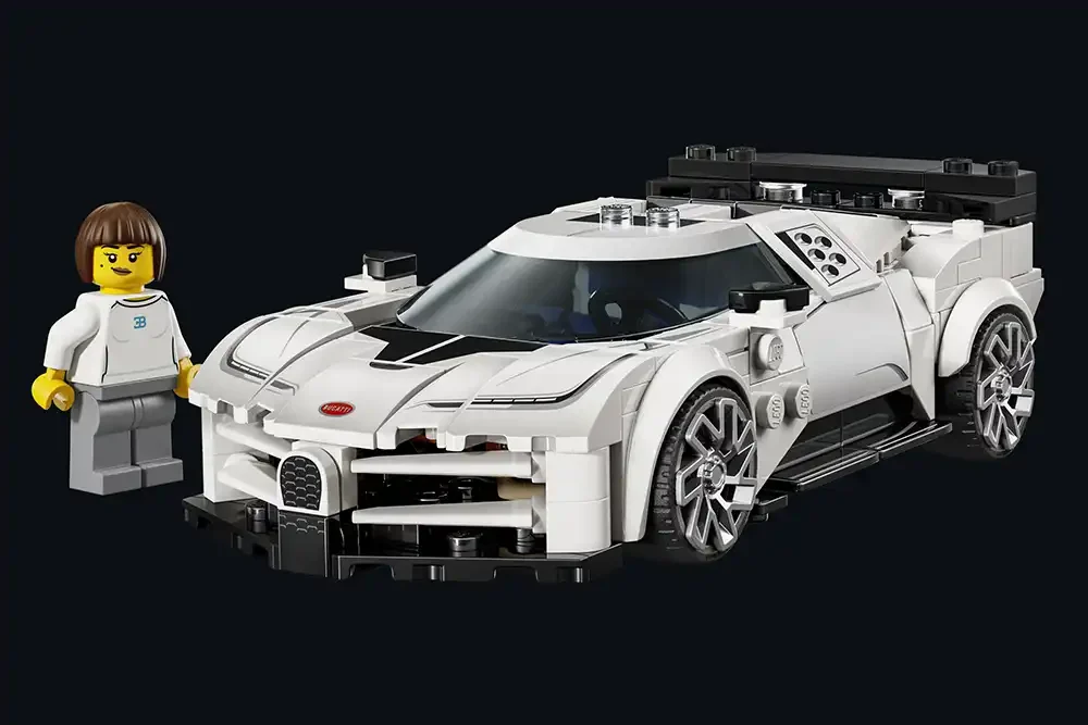 Den Bugatti Centodieci gibt es jetzt auch als Lego-Bausatz. Foto: Lego