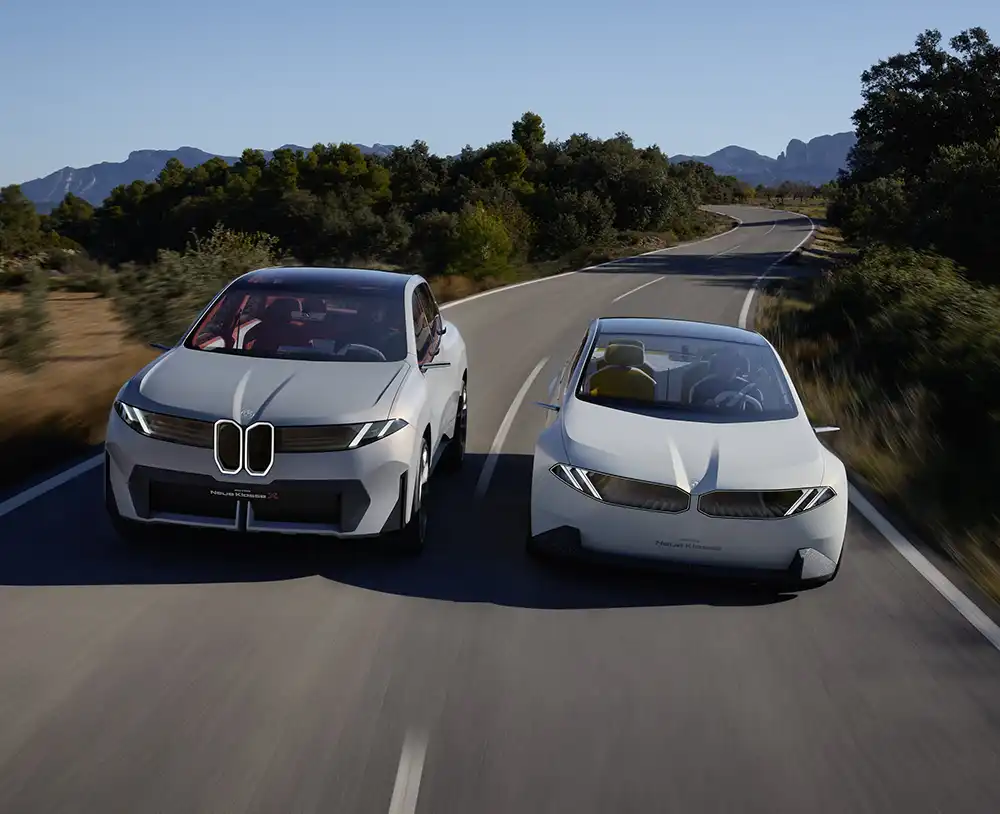 Elektrische Hoffnungsträger – die Neue-Klasse-Concepts zeigen, wie BMW ab Herbst 2025 seine Führungsrolle im Premiumsegment festigen will. Foto: BMW AG