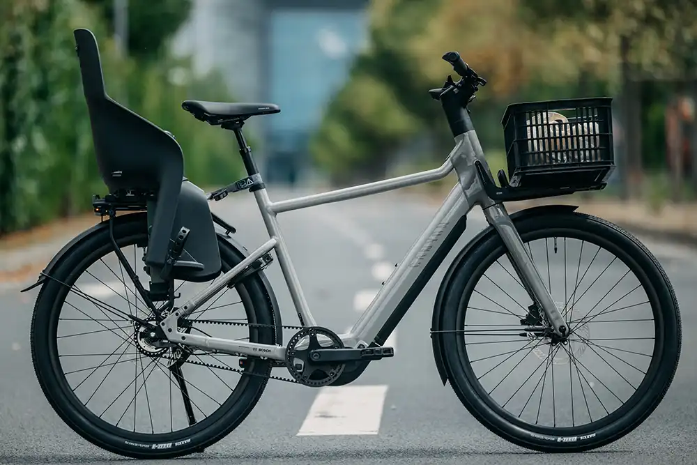 Ein MIK HD-Träger erlaubt die einfache Montage von Körben, Packtaschen oder einem Kindersitz. Foto: Canyon