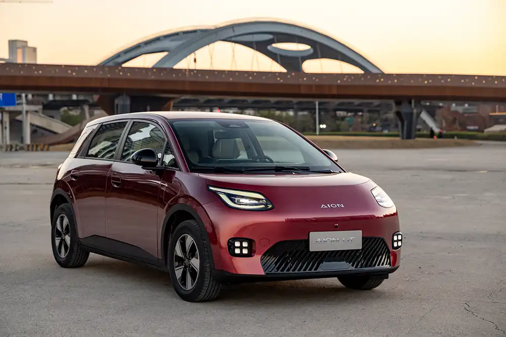 Unter anderem mit dem Aion UT zeigt auch GAC in München Flagge. Foto: GAC