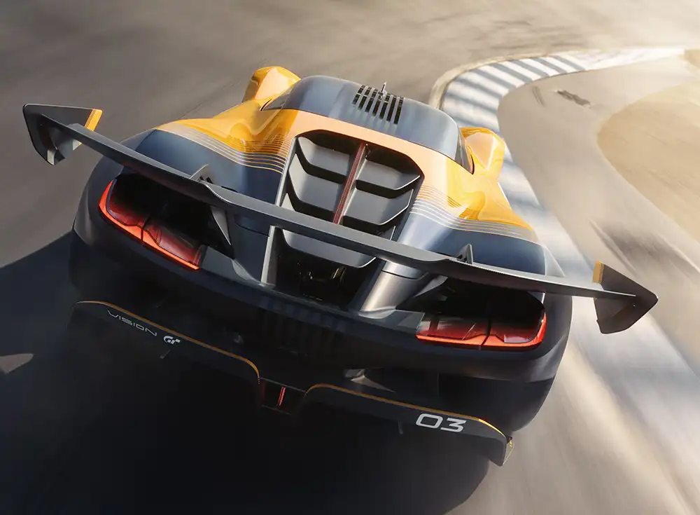 Der Namenszusatz Vision Gran Turismo verrät auch, auf welchen Rennstrecken die Corvette CX.R unterwegs sein wird. Foto: General Motors