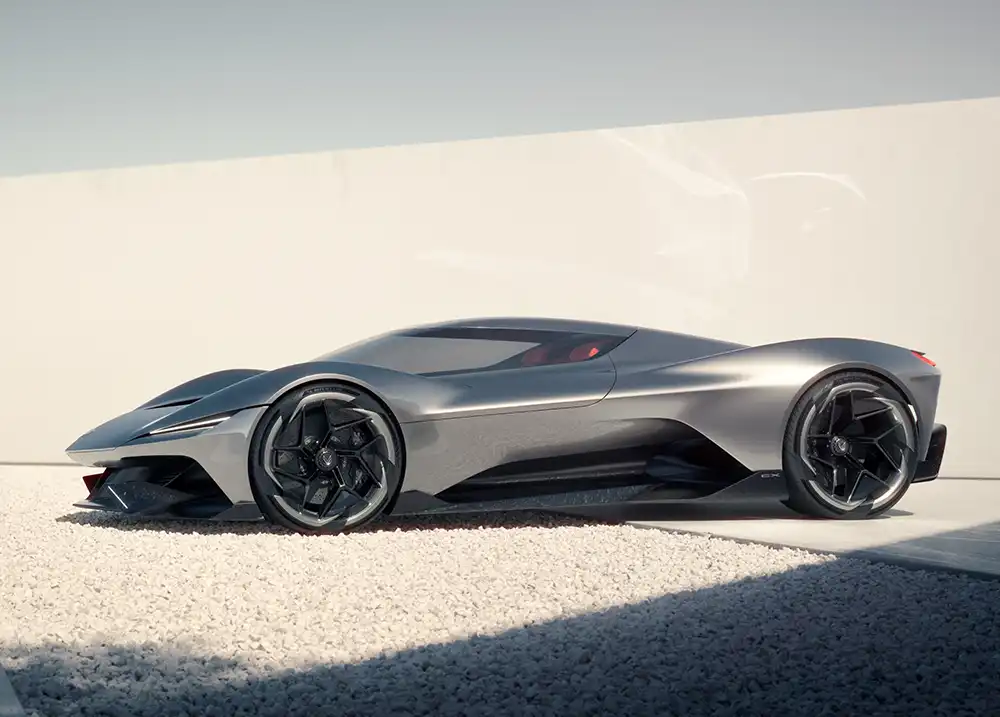 Schlicht CX heißt der auch für den Straßeneinsatz konzipierte Corvette-Entwurf. Foto: General Motors