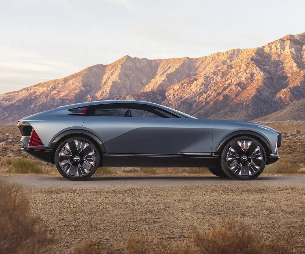 Cadillac Elevated Velocity: Der Zweitürer steht auf imposanten 24-Zoll-Leichtmetallrädern. Foto: Cadillac