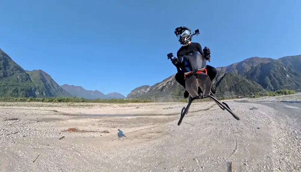 Das Airbike von Volonaut bewegt sich auch preislich in abgehobenen Regionen. Foto: Volonaut