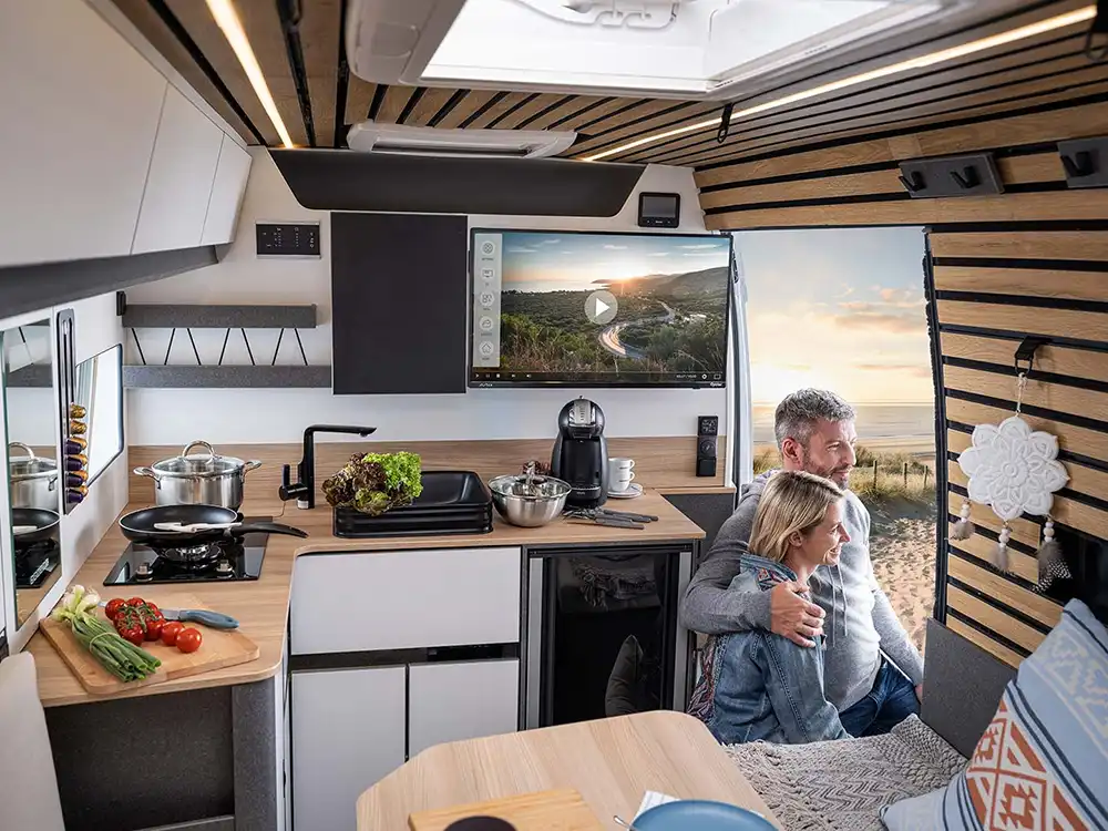 Der Weinsberg-Van baut mit 6,36 Metern Länge als einziger aus dem Quintett auf dem langen Radstand des Fiat Ducato auf. Foto: Weinsberg