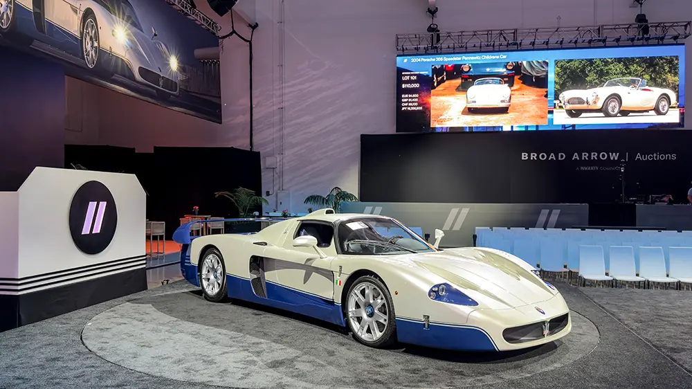 Maserati MC12 Stradale Auktion. Bildrechte: Andrew Miterko/Mit freundlicher Genehmigung von Broad Arrow Auctions.