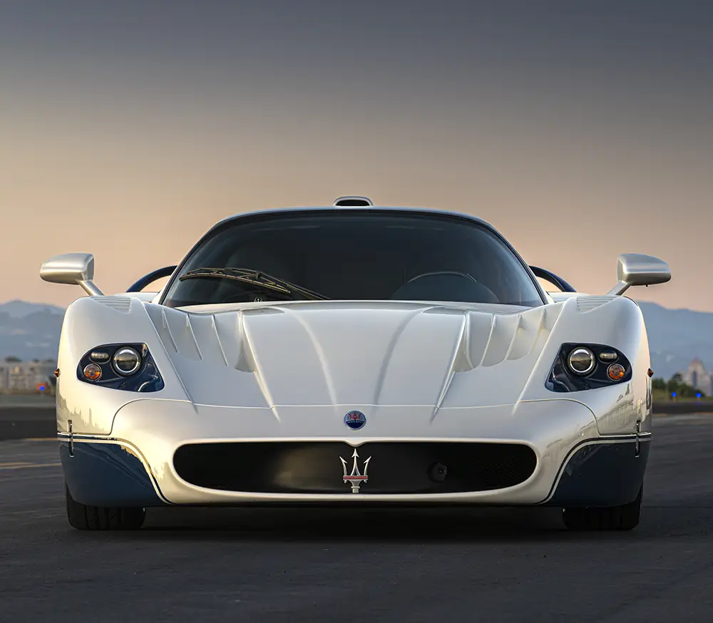Maserati MC12 Stradale Frontansicht. Bildrechte: Robin Adams/Mit freundlicher Genehmigung von Broad Arrow Auctions.
